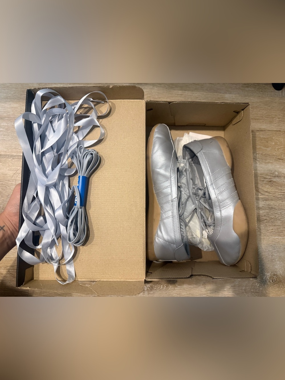 Adidas Originals Taekwondoe Mei Ballet flat gray & silver sneakers